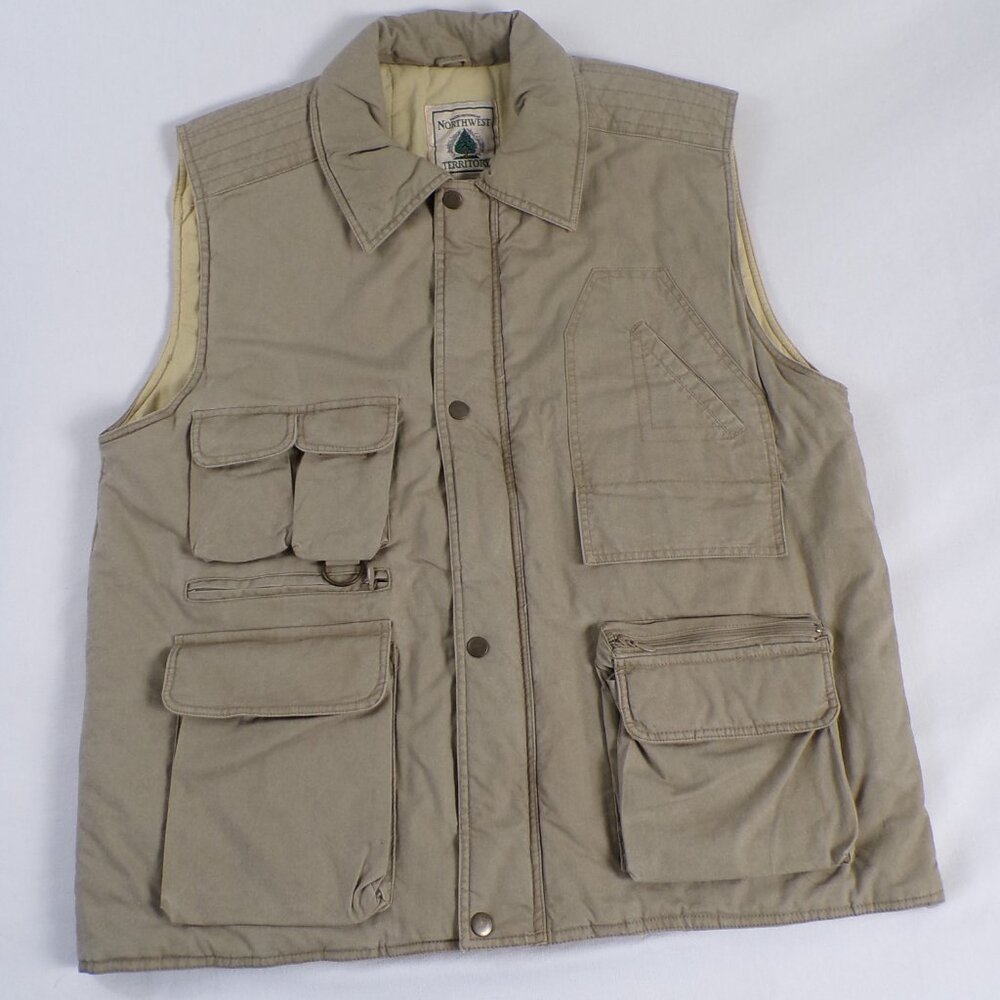Northwest Territory Safari Style Hunting Fishing Utility Vest - Medium (EUC) - Picture 8 of 12